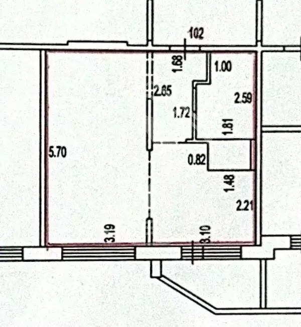 1-к кв. Алтайский край, Барнаул ул. Сергея Ускова, 33 (34.5 м) - Фото 2