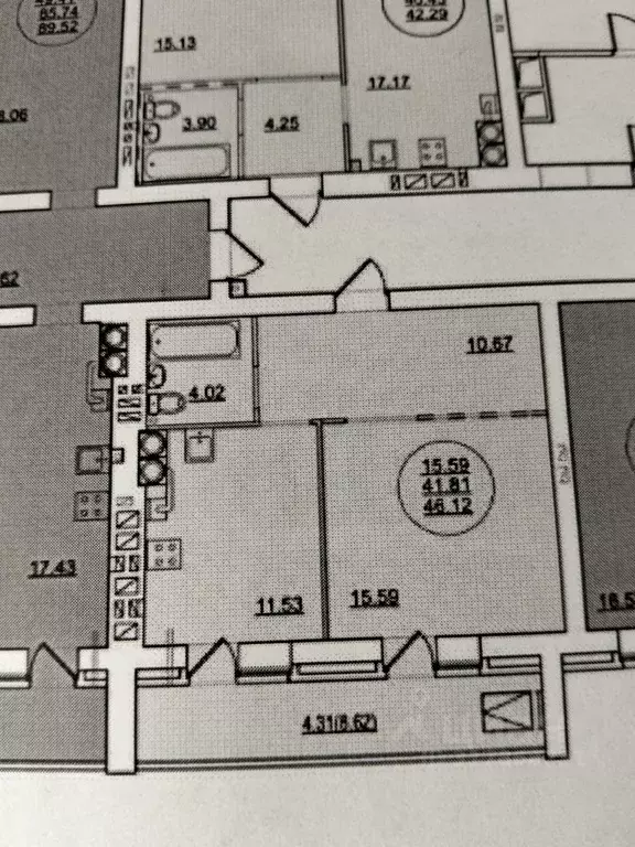 1-к кв. Марий Эл, Йошкар-Ола Театральный мкр, 280-й кв-л,  (46.12 м) - Фото 1