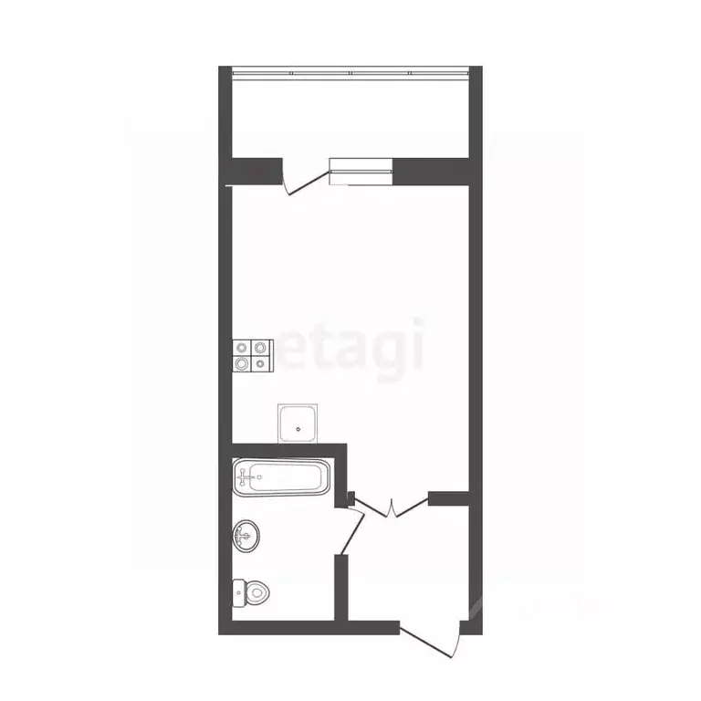 1-к кв. Алтайский край, Бийск ул. Михаила Митрофанова, 2/2 (37.9 м) - Фото 1