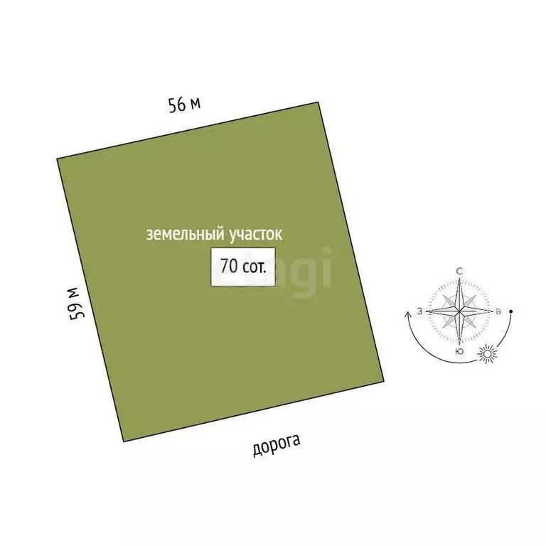 Дом в село Пушкарное, Зареченская улица (313 м) - Фото 1