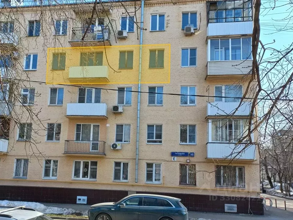 Свободной планировки кв. Москва ул. Татищева, 15 (53.1 м) - Фото 2
