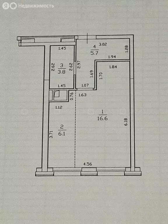 1-комнатная квартира: Казань, улица Братьев Батталовых, 20Ак2 (32.2 м) - Фото 1