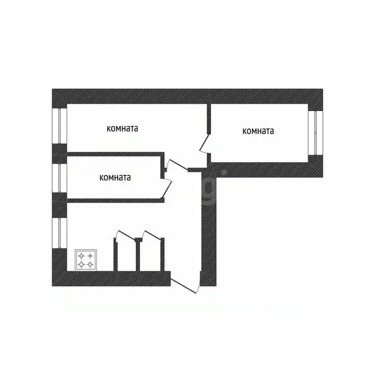 3-к кв. Ленинградская область, Волховский район, д. Бережки 5 (58.7 м) - Фото 2