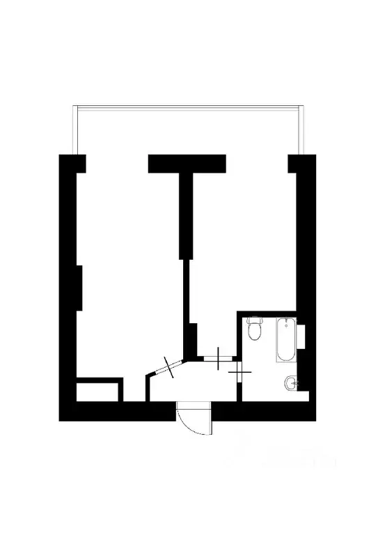 1-к кв. Татарстан, Казань ул. Абсалямова, 19 (50.0 м) - Фото 1