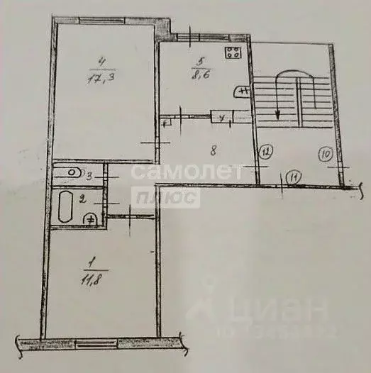 2-к кв. Марий Эл, Медведевский район, Руэмское с/пос, пос. Руэм ул. ... - Фото 2