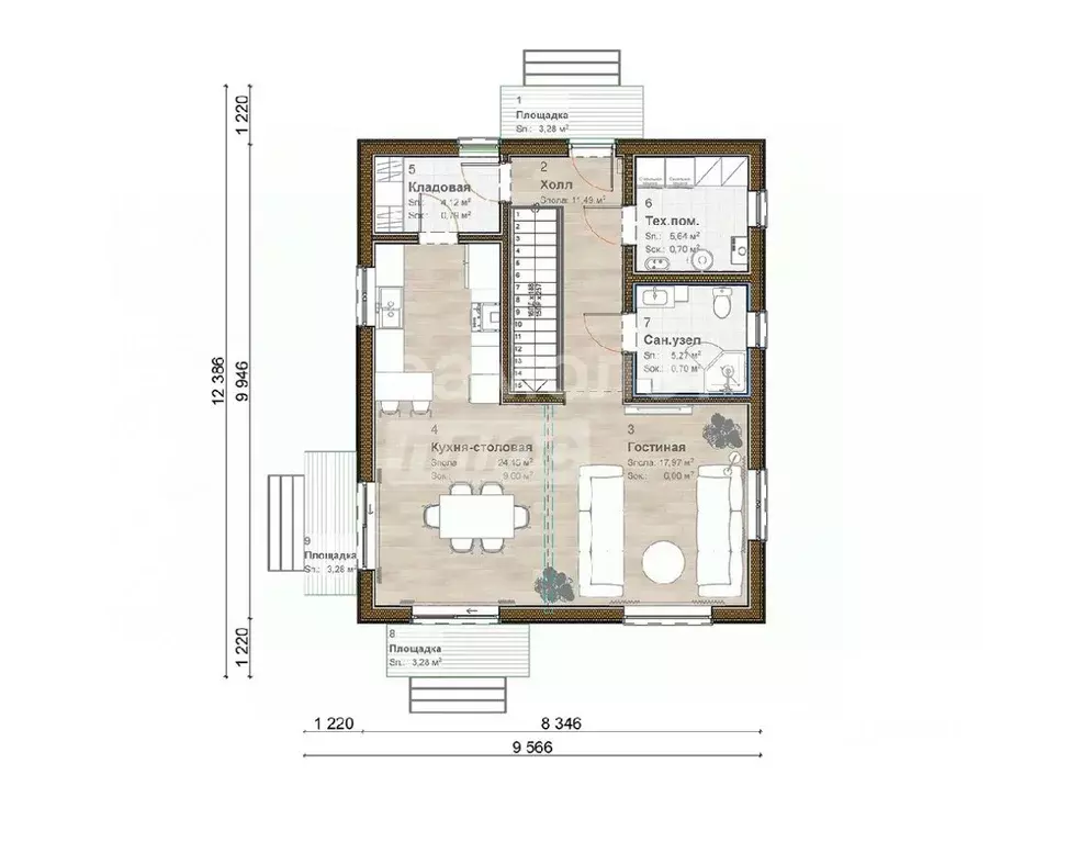 Дом в Московская область, Домодедово городской округ, д. Ильинское, ... - Фото 2