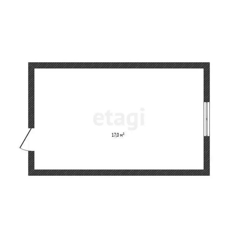 1к в -комнатной квартире (17 м) - Фото 1