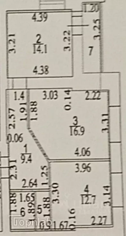 2-к кв. Тамбовская область, Тамбов Магистральная ул., 41к3 (57.9 м) - Фото 2