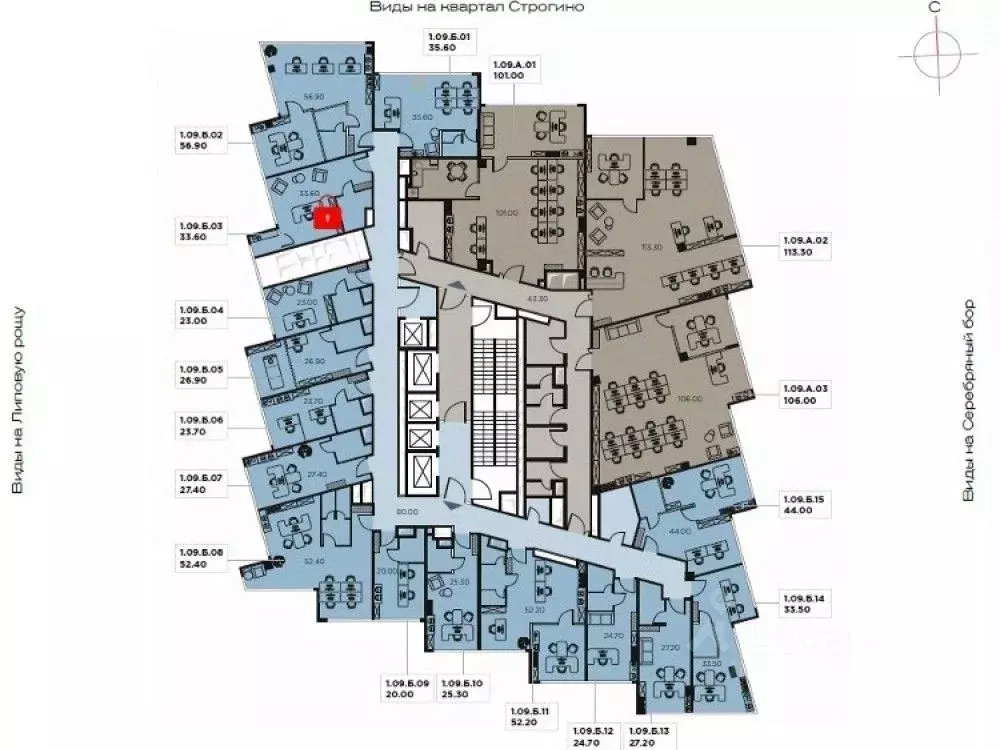 Офис в Москва ул. Маршала Прошлякова, 19 (23 м) - Фото 2