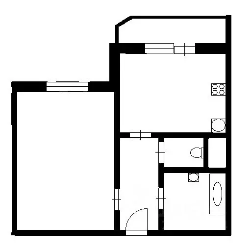 1-к кв. Московская область, Реутов Юбилейный просп., 72 (35.0 м) - Фото 2