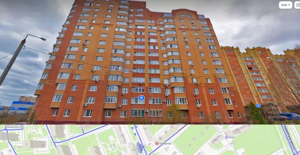 Свободной планировки кв. Московская область, Домодедово Западный мкр, ... - Фото 2