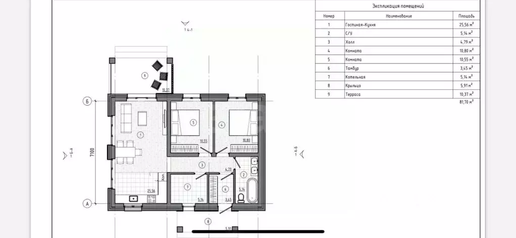 Дом в Татарстан, Лаишевский район, Егорьевское с/пос, с. Бима  (71 м) - Фото 2