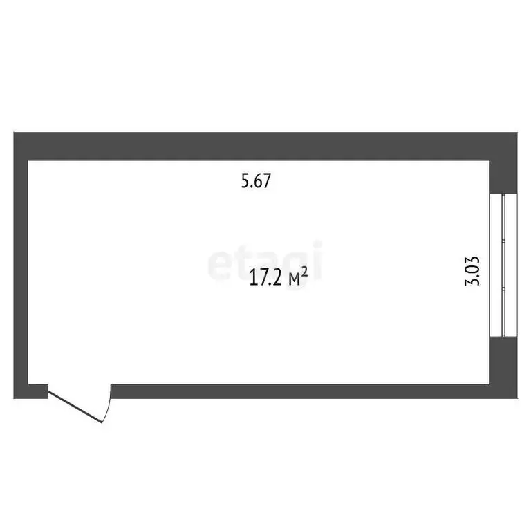1к в 8-комнатной квартире (17.8 м) - Фото 0