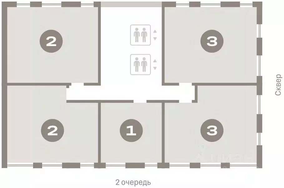 3-к кв. Новосибирская область, Новосибирск ул. Аэропорт, 88 (77.51 м) - Фото 1