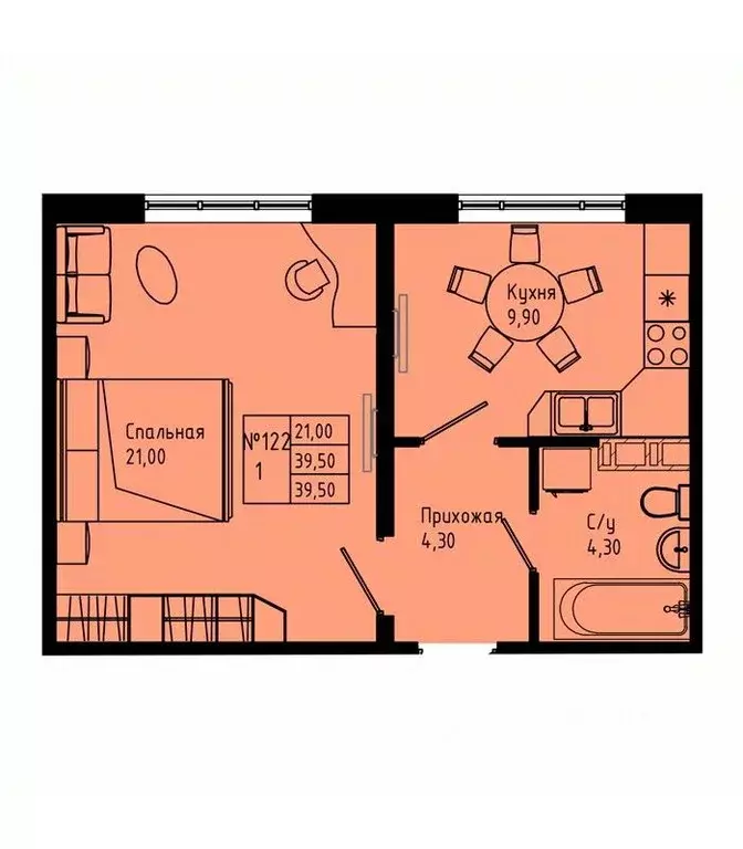 1-к кв. Ленинградская область, Коммунар г. Гатчинский муниципальный ... - Фото 1