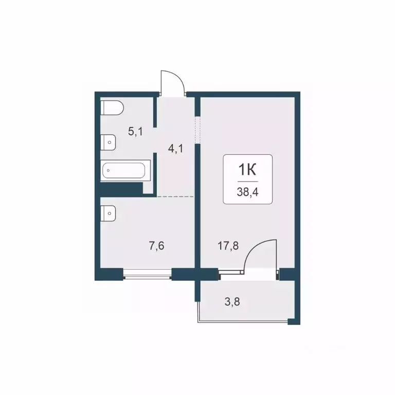 1-к кв. Новосибирская область, Новосибирск ул. Сибиряков-Гвардейцев, ... - Фото 1