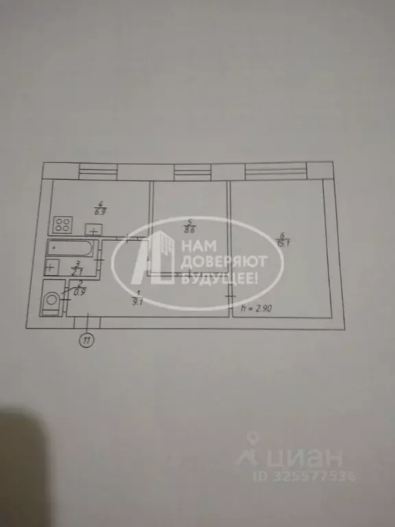 2-к кв. Удмуртия, Глазов ул. Энгельса, 25Б (42.0 м) - Фото 2
