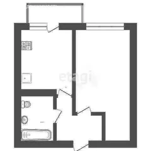 1-комнатная квартира: Анапа, улица Ивана Голубца, 147 (39 м) - Фото 1