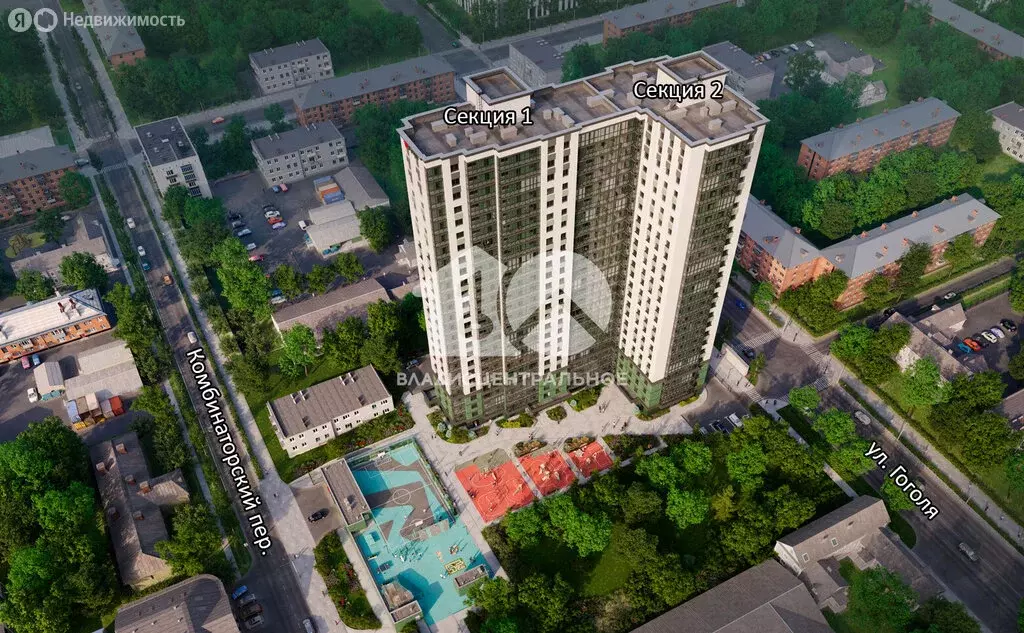 Квартира-студия: Новосибирск, улица Гоголя, 222 (34.26 м) - Фото 1