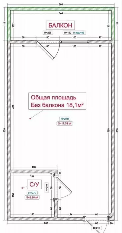 Комната Московская область, Химки ул. Строителей, 7 - Фото 2