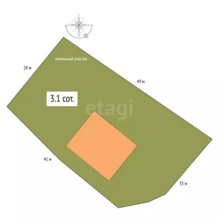 Дом в село Чепош, Родниковая улица (60 м) - Фото 1