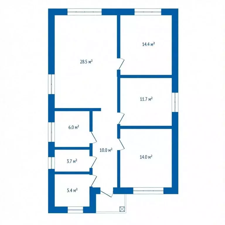 Дом в Тюмень, СНТ Луч, Озёрная улица, 20 (95 м) - Фото 1