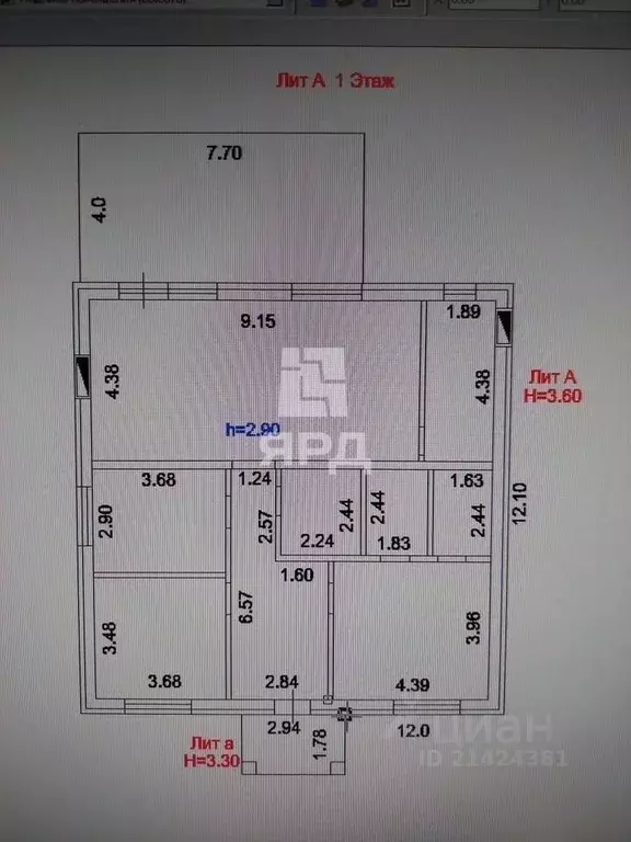 Дом в Ростовская область, Аксайский район, Грушевская ст-ца пер. ... - Фото 2