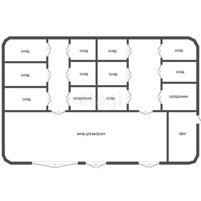 Производственное помещение (19294.6 м) - Фото 1