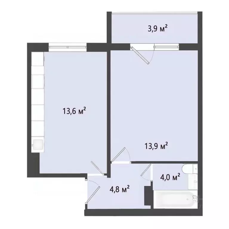 1-к кв. Омская область, Омск просп. Королева, 7 (36.1 м) - Фото 0