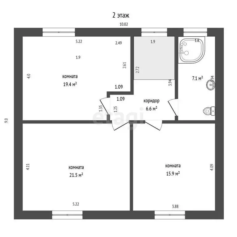 Дом в Миасс, улица Некрасова (133.6 м) - Фото 2