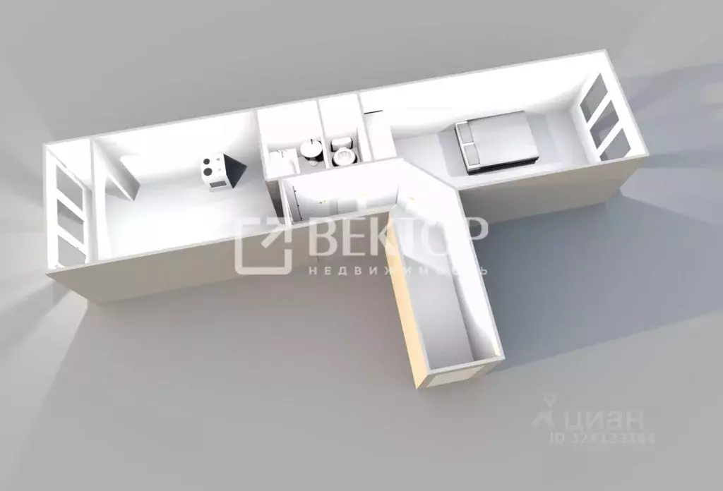 1-к кв. Костромская область, Кострома ул. Черногорская, 4 (41.1 м) - Фото 2