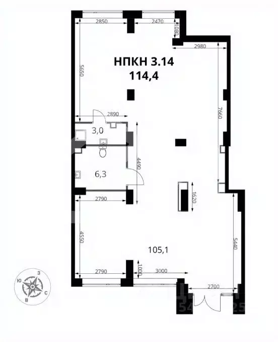 Торговая площадь в Московская область, Ленинский городской округ, д. ... - Фото 2
