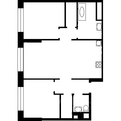 1-к кв. Воронежская область, Воронеж Ростовская ул., 42 (32.0 м) - Фото 1