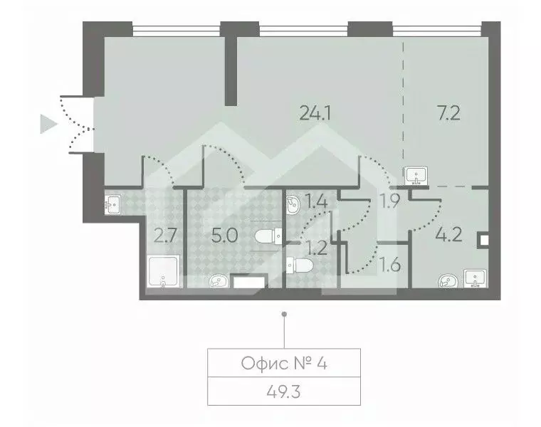 Помещение свободного назначения в Москва Производственная ул., 17 (49 ... - Фото 2