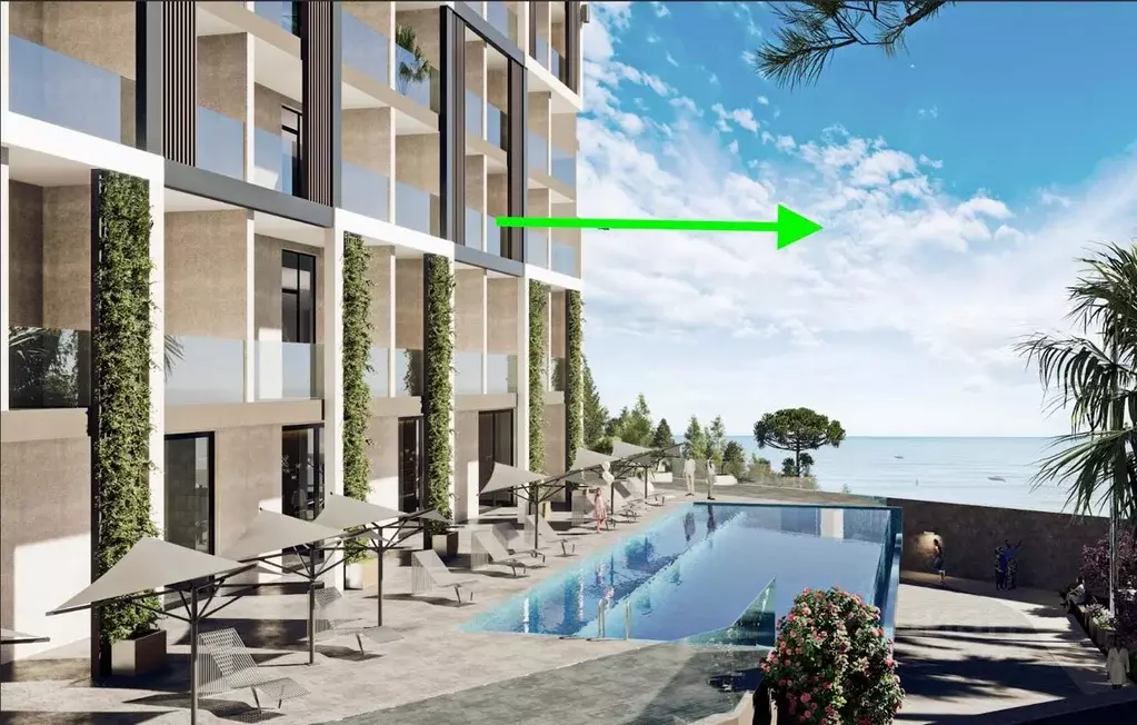 Студия Крым, Ялта ул. Войкова, 39Ак1 (29.2 м) - Фото 2