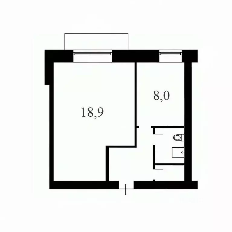 1-к кв. Ростовская область, Ростов-на-Дону просп. Ленина, 113/4 (36.0 ... - Фото 0