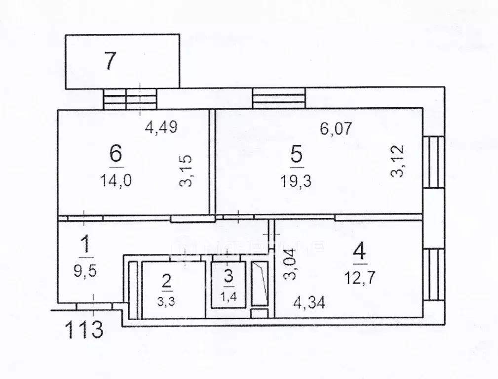 2-к кв. Московская область, Мытищи просп. Астрахова, 6 (60.3 м) - Фото 0