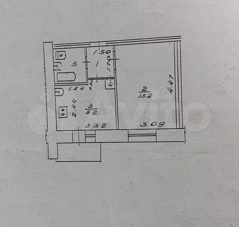 1-к. квартира, 29 м, 5/9 эт. - Фото 0