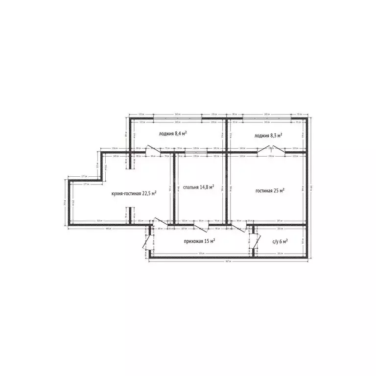 2-комнатная квартира: Махачкала, улица Ирчи Казака, 75 (100 м) - Фото 1