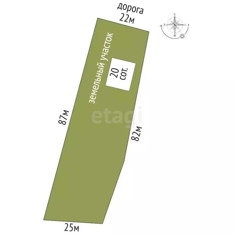 Участок в Забайкальский край, Читинский район, с. Смоленка Луговая ул. ... - Фото 2