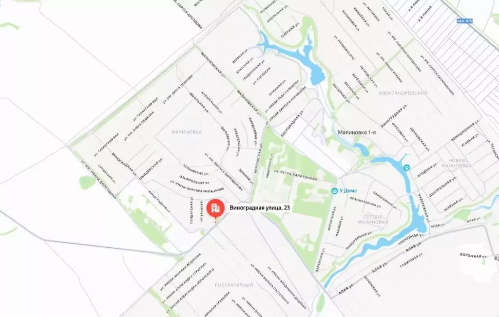 Участок в Тамбовская область, Тамбов ул. Виноградная, 23 (7.5 сот.) - Фото 2