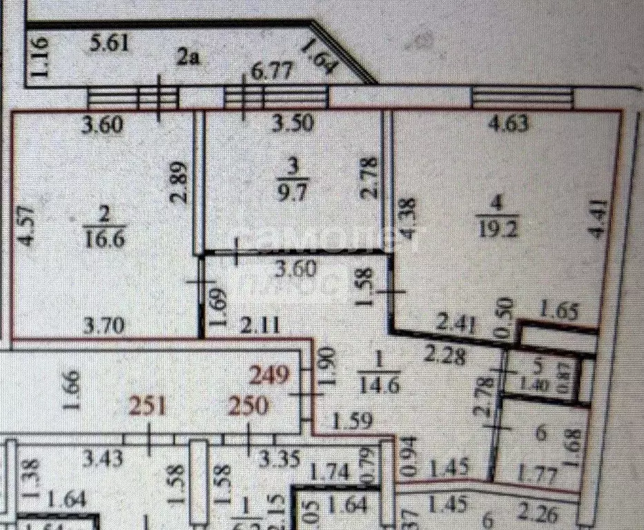 Квартира, 2 комнаты, 64.5 м - Фото 1