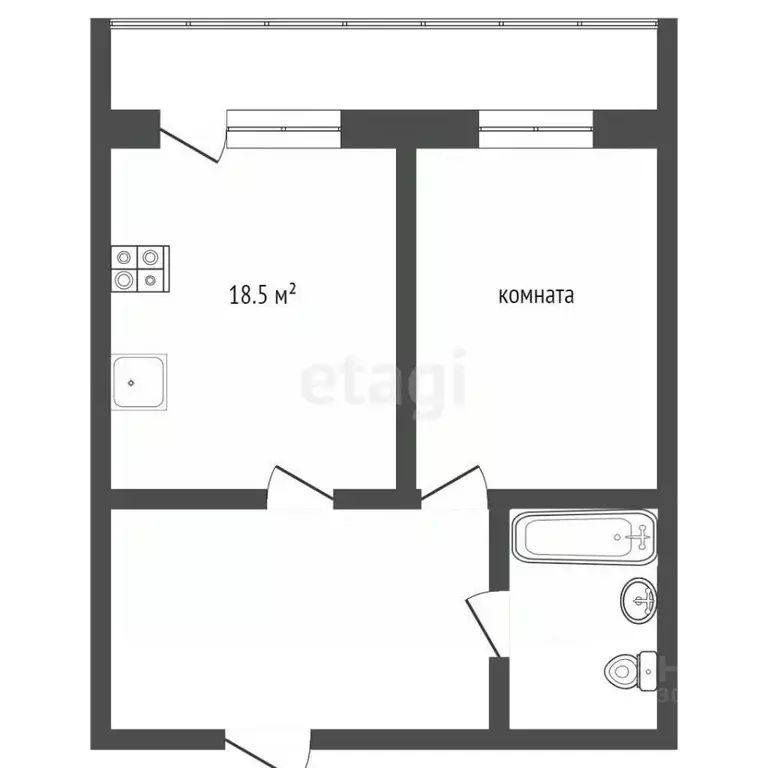 1-к кв. Мордовия, Саранск Республиканская ул., 145 (53.0 м) - Фото 2