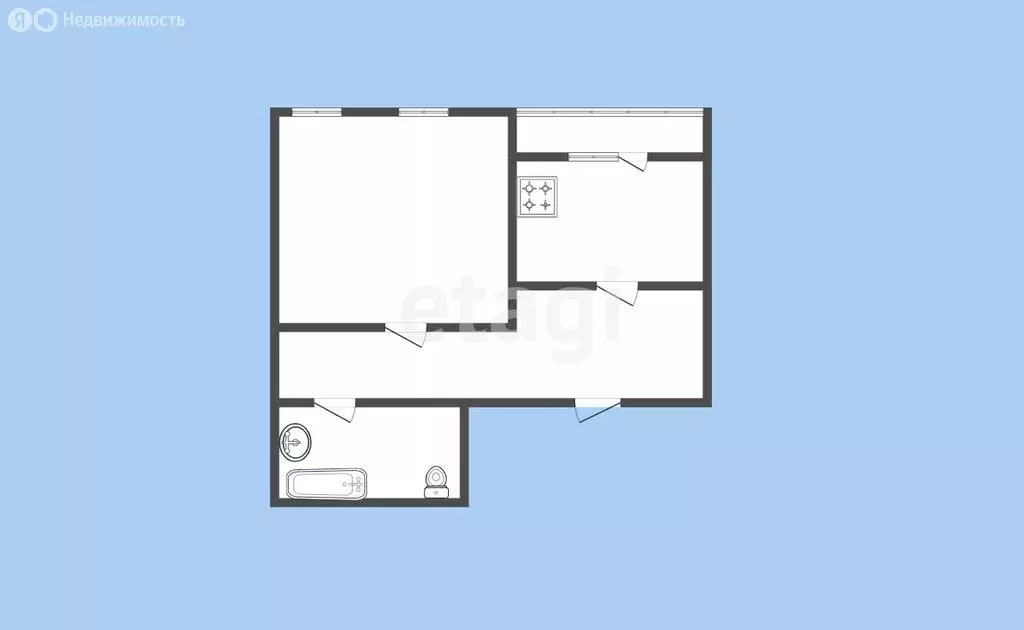 1-комнатная квартира: Черкесск, улица Калантаевского, 17А (48.3 м) - Фото 1