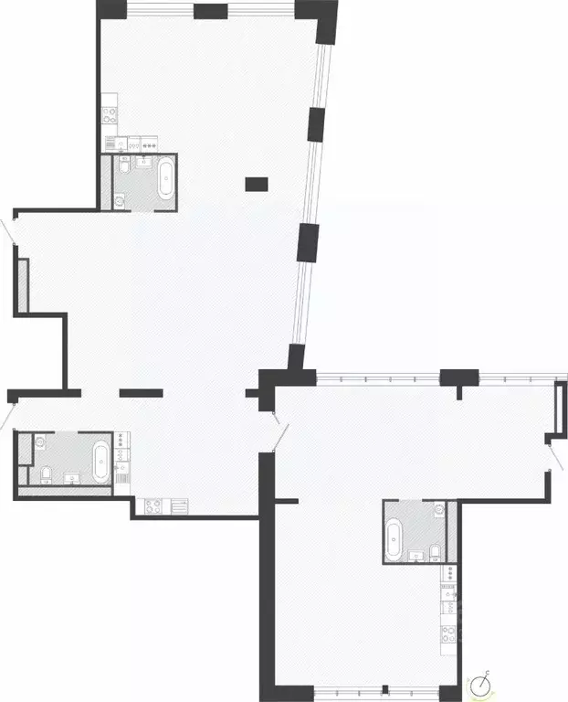 3-к кв. Приморский край, Владивосток ул. Нейбута (224.86 м) - Фото 0