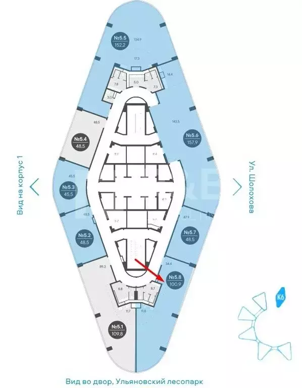 Офис (100.9 м) - Фото 2