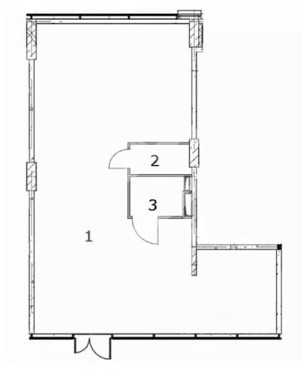 Помещение свободного назначения в Москва ул. Петра Кончаловского, 5 ... - Фото 2