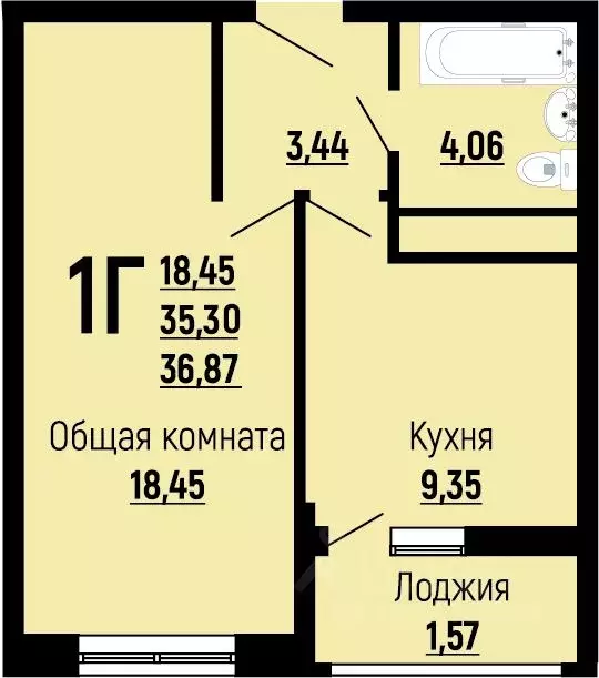 1-к кв. Краснодарский край, Краснодар Славянский мкр, ул. Заполярная, ... - Фото 0