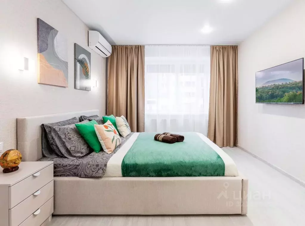 1-к кв. Самарская область, Самара ул. Николая Баженова, 2А (45.0 м) - Фото 1