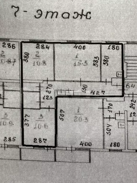 3-к. квартира, 58,4 м, 7/9 эт. - Фото 0